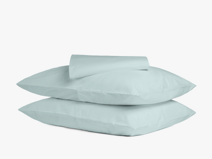 Organic Cotton Fitted Sheet| Baby Blue| 100% Cotton